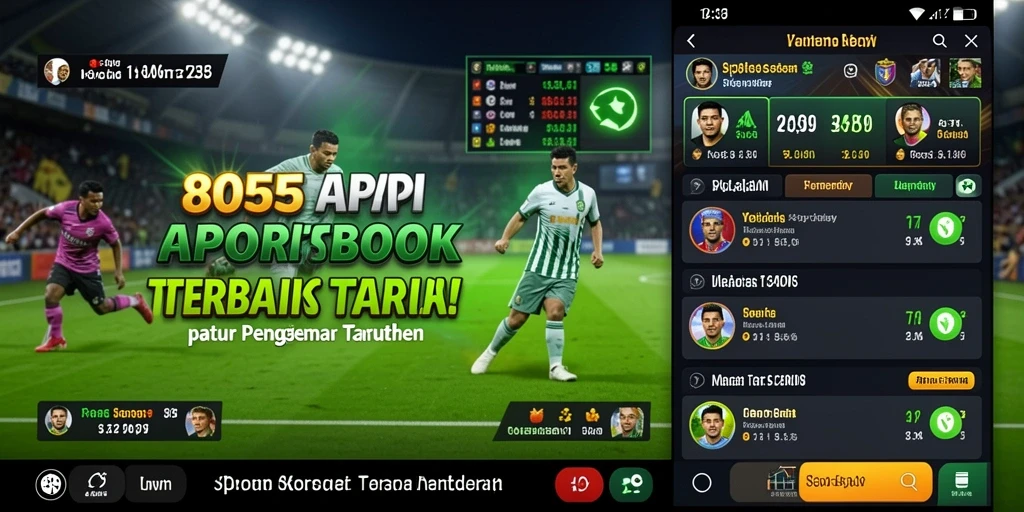 Tampilan gameplay yang menarik dari aplikasi Sportsbook 8055.
