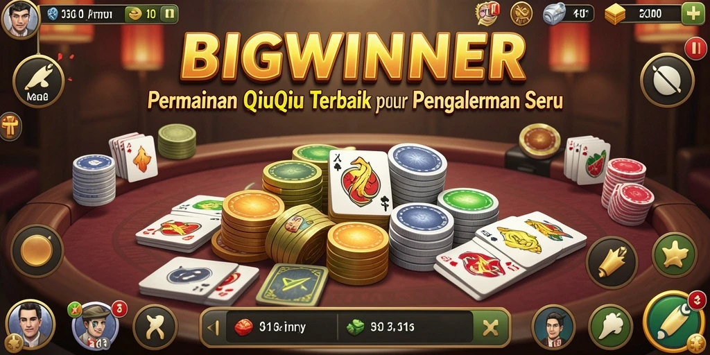 Gameplay QiuQiu seru dengan antarmuka menarik.