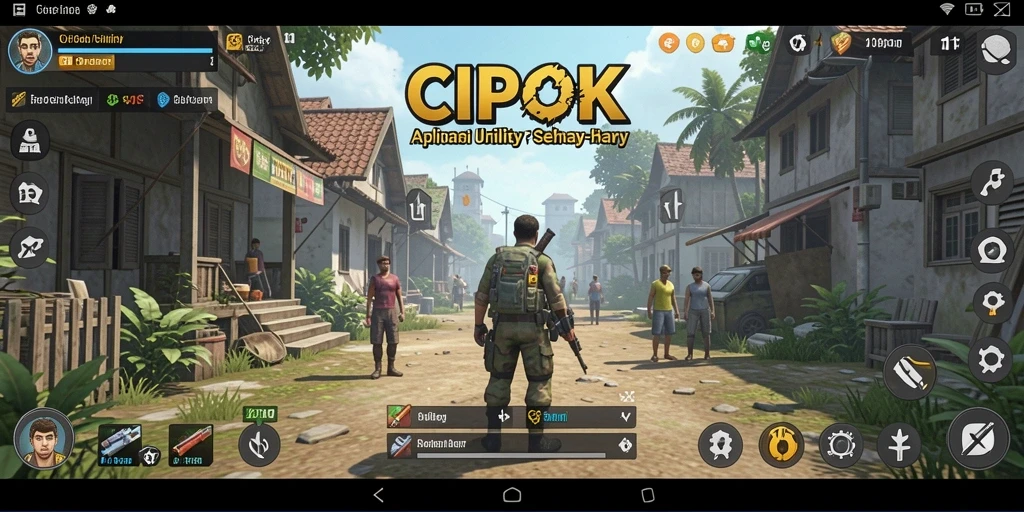Tampilan antarmuka pengguna CIPOK yang menarik dan fungsional.