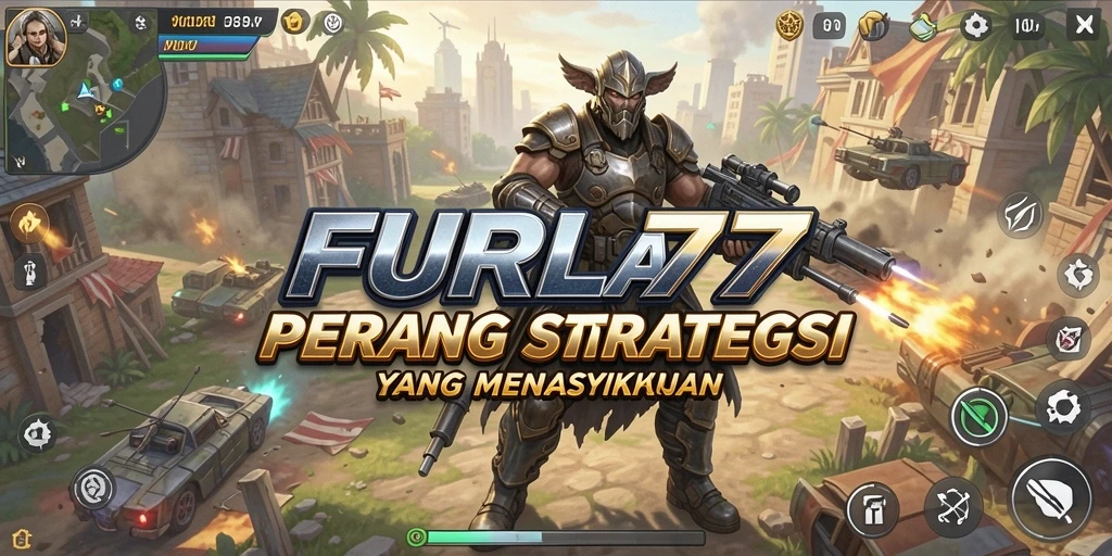 Tampilan gameplay menarik dari FURLA77 dengan banyak strategi yang bisa diterapkan.