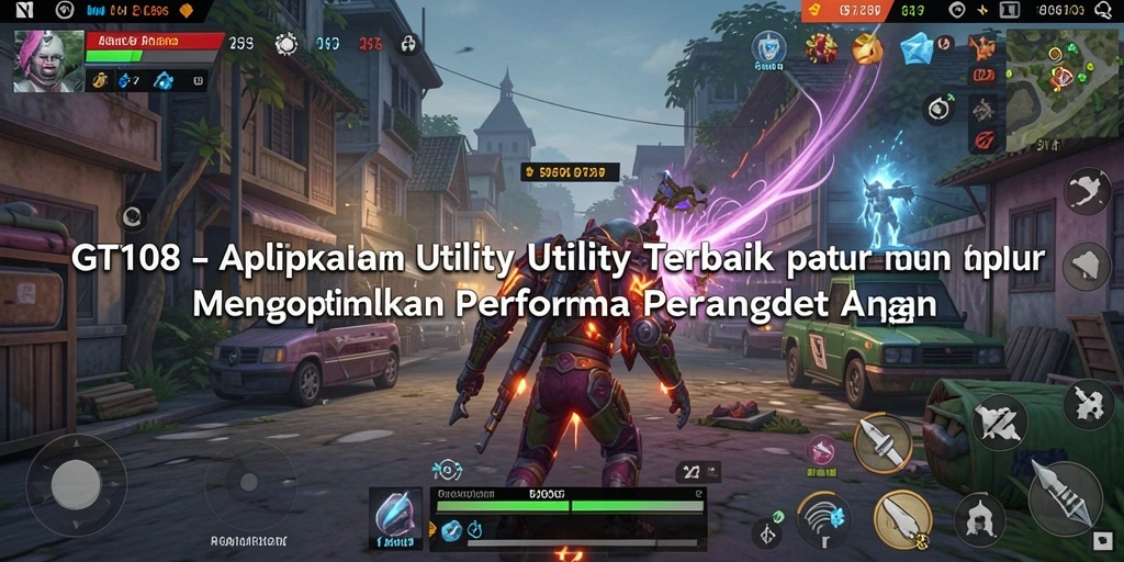 Tampilan antarmuka pengguna GT108 yang modern dan intuitif.