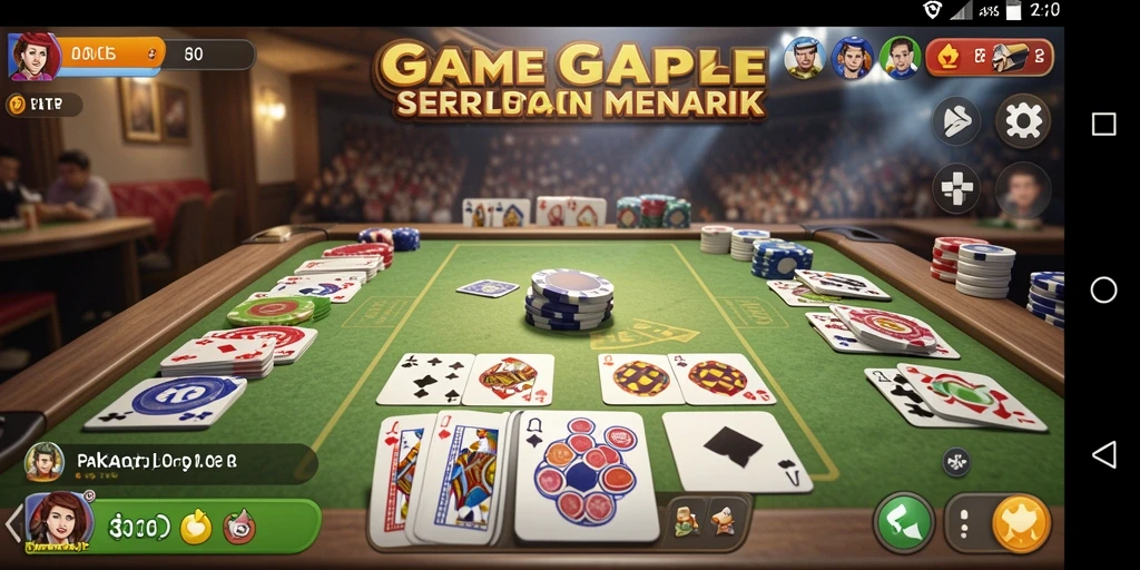 Tampilan gameplay Gaple yang seru di PAKARJP.