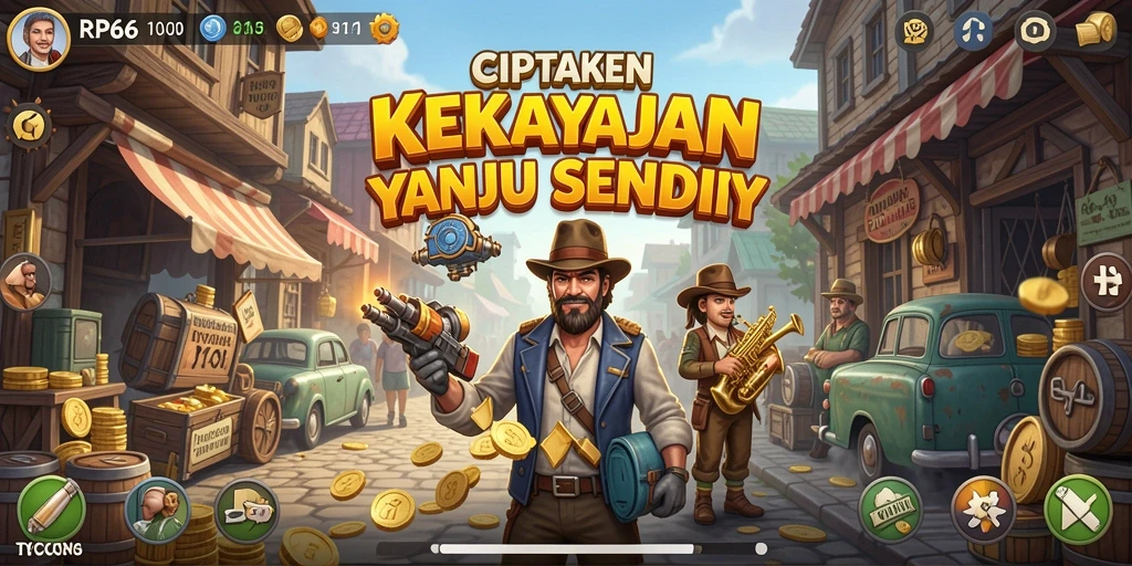Tampilan gameplay menarik dari RP66 sebagai game Tycoon.
