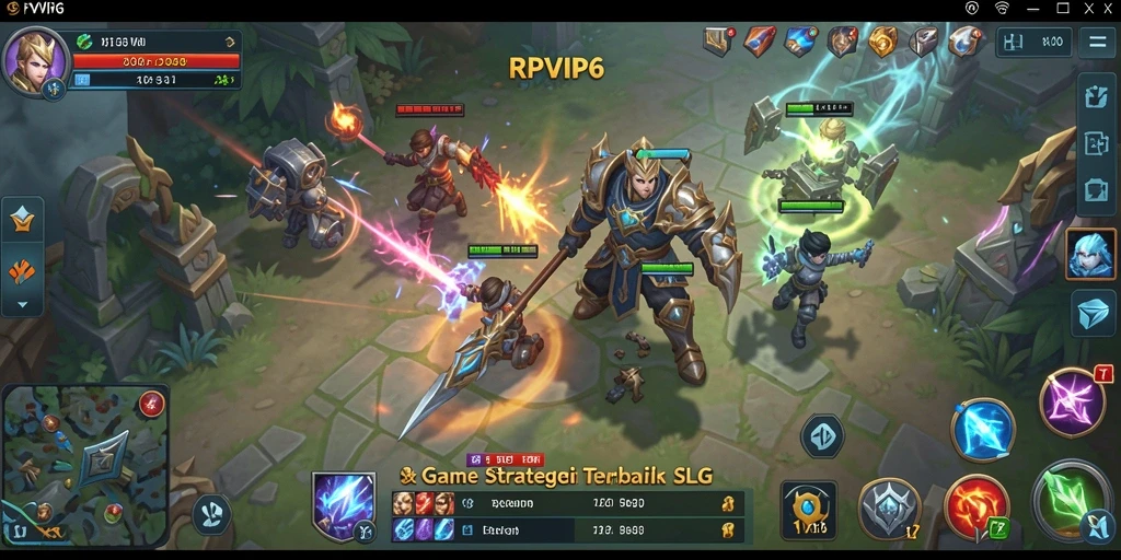 Tampilan gameplay menarik di RPVIP6 dengan strategi yang mendalam.