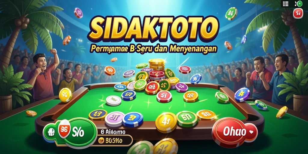 Tampilan gameplay Bingo yang seru dan interaktif di SIDAKTOTO.