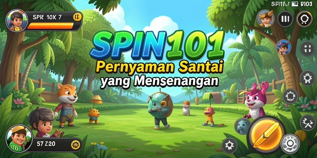 Keceriaan gameplay SPIN101 yang penuh warna dan menyenangkan.