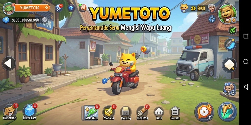 Tampilan gameplay yang seru dan interaktif dari YUMETOTO.
